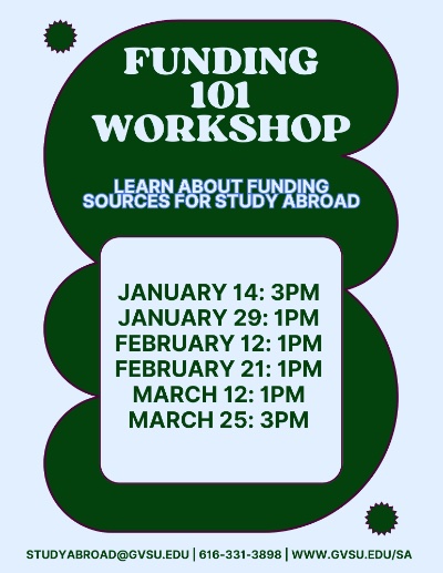 Study Abroad Funding 101 Workshop